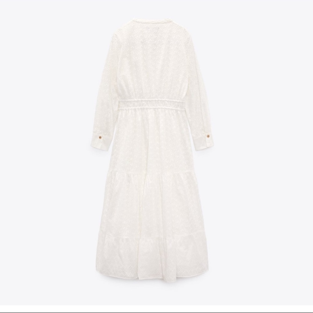 Zara Eyelet Maxi Dress - Picture 3 of 9